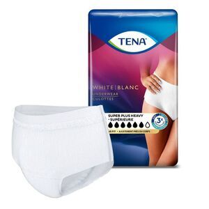 Tena -  Stylish Incontinence Underwear for Women, Sup White